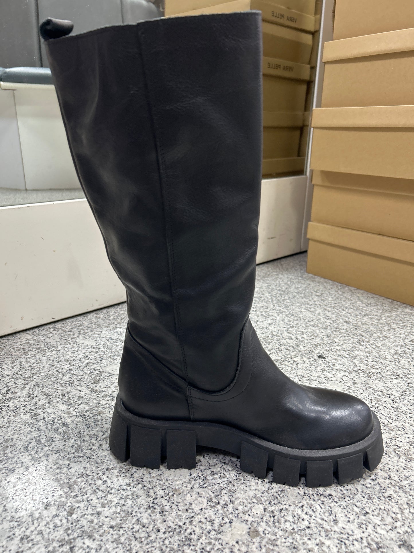 combat boots nero art2015