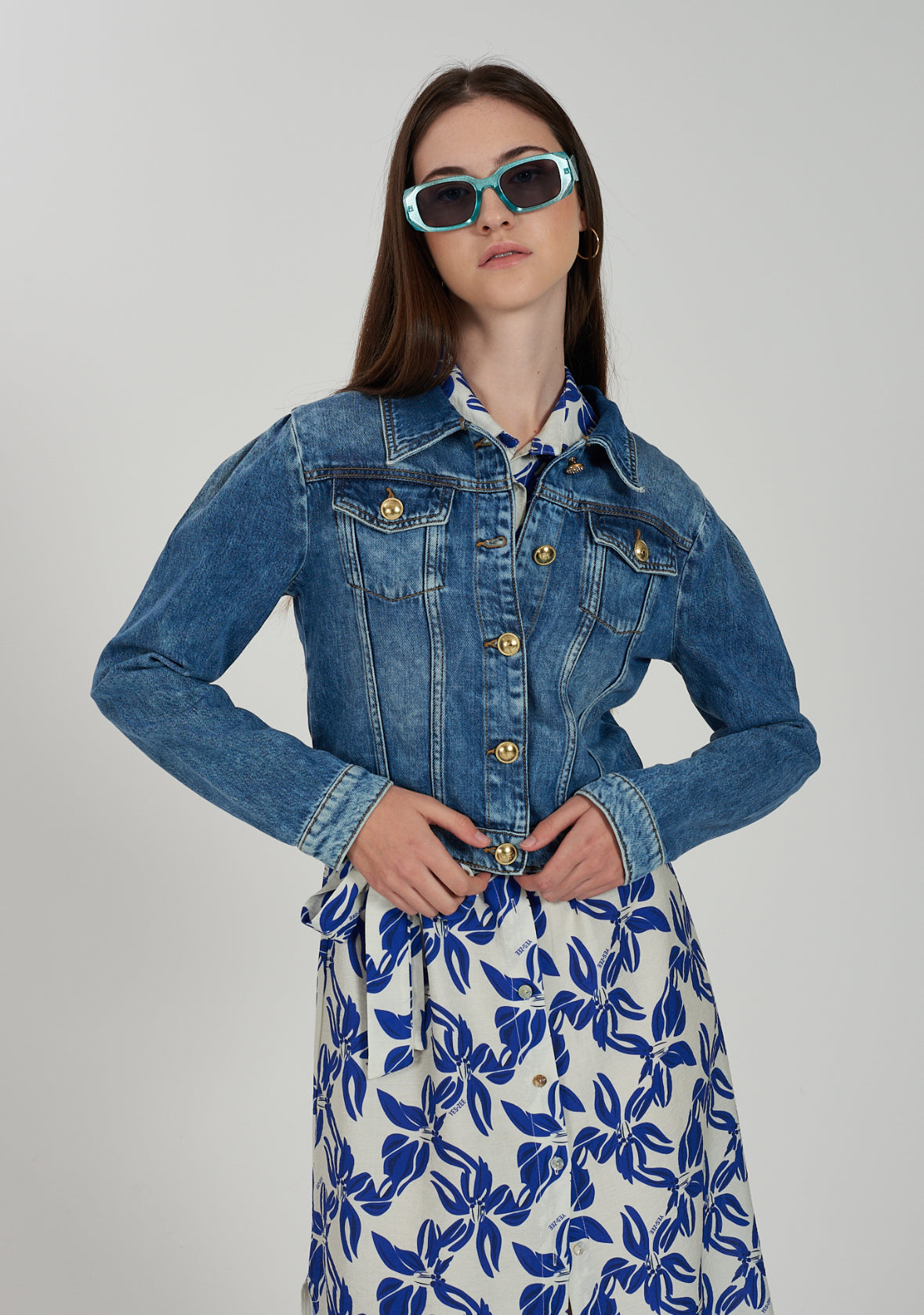 Giubbino jeans donna YES ZEE