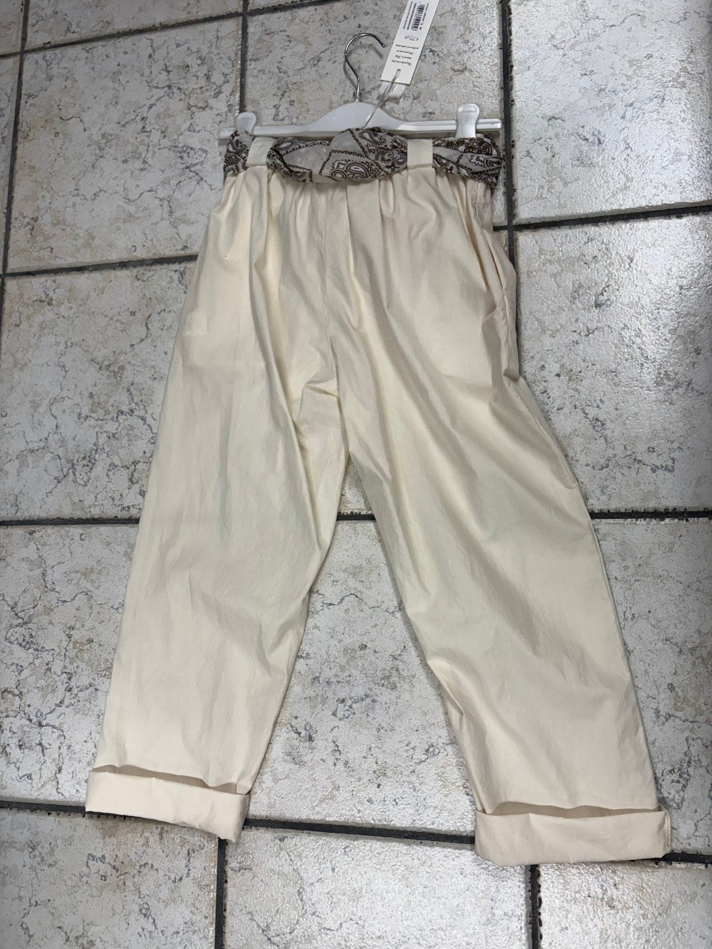 Pantalone donna cintura bandana NANEBI