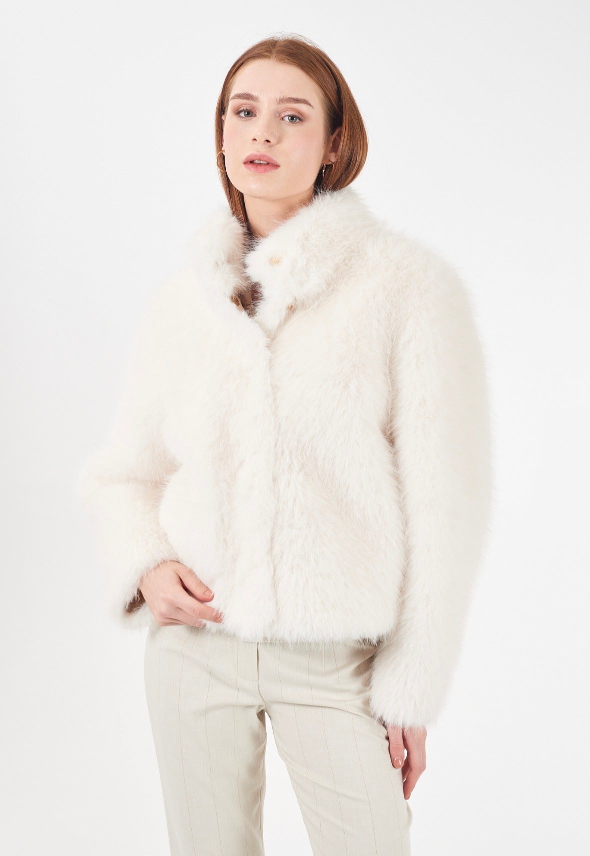 Eco pelliccia donna corta YES ZEE