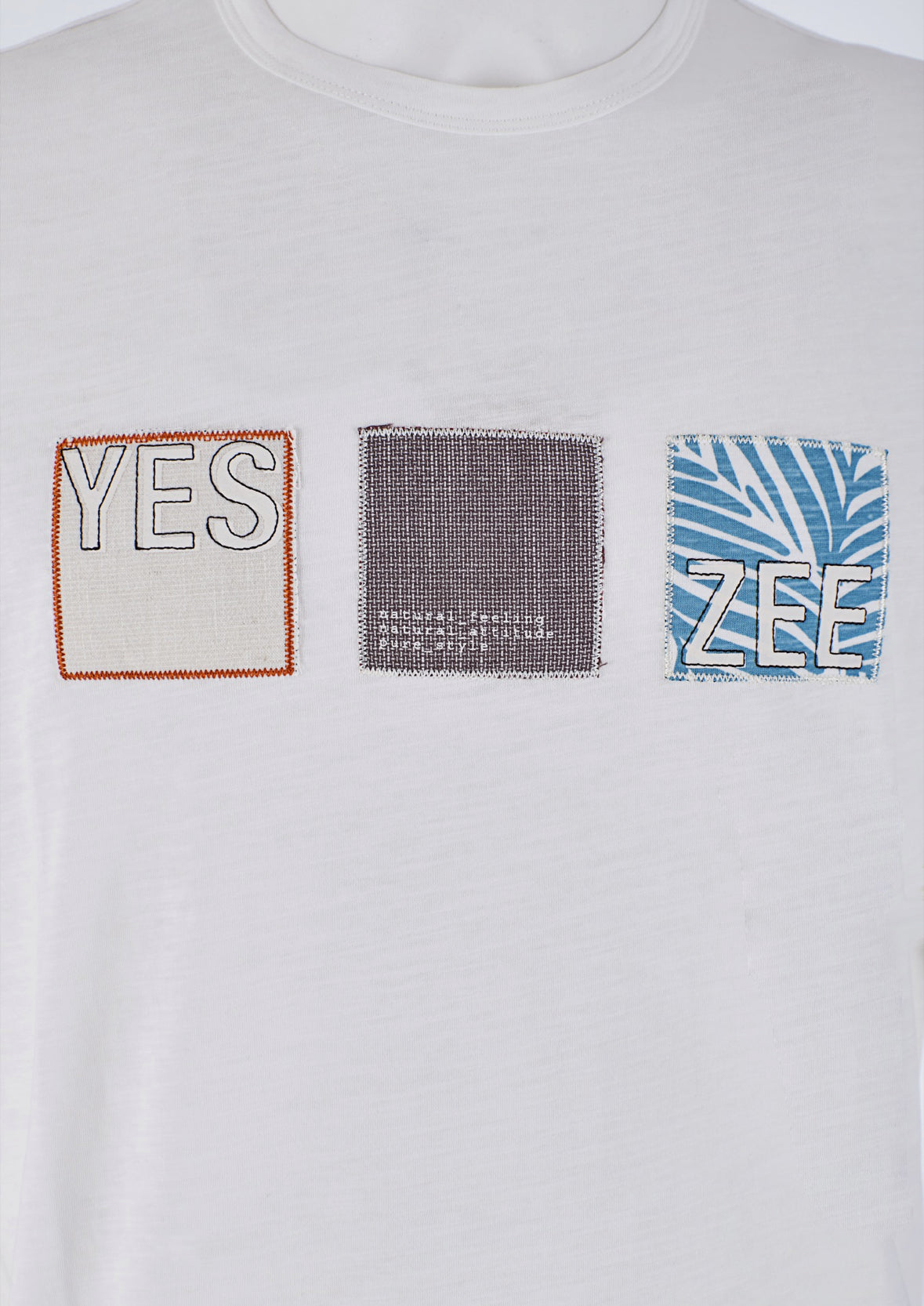 T-shirt uomo quadrati YES ZEE