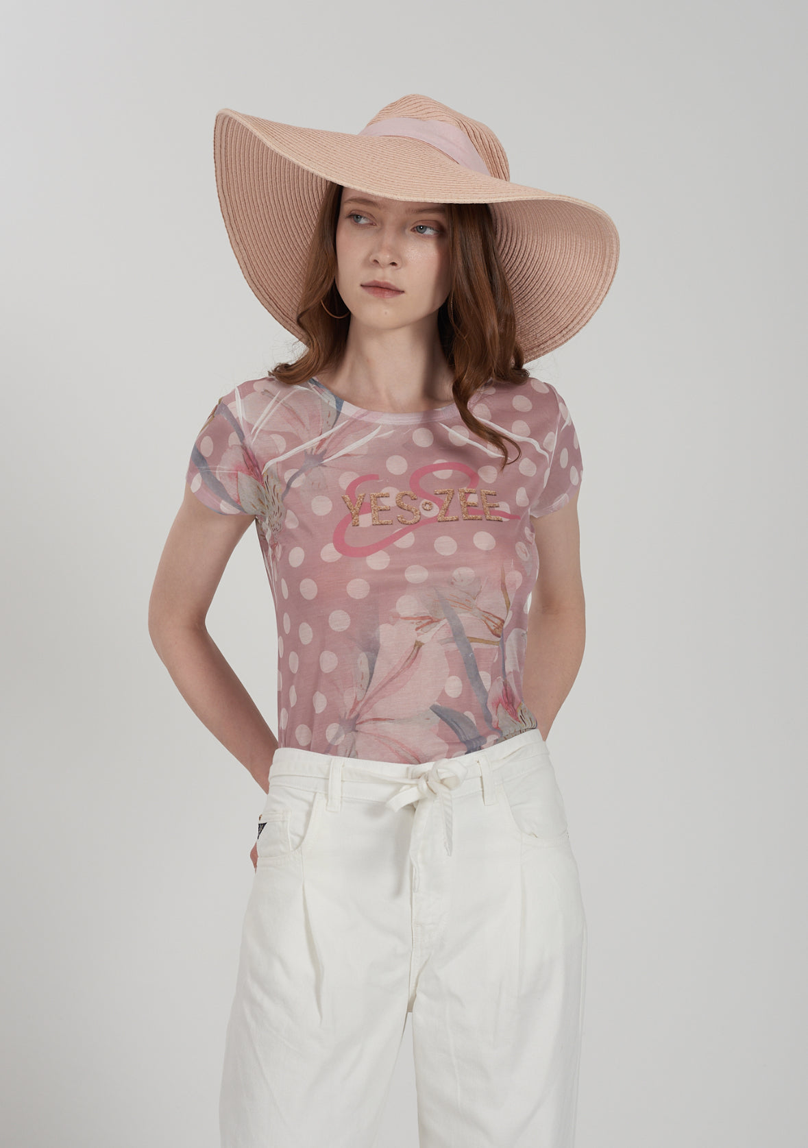 T-shirt donna stampa sublimatica YES ZEE