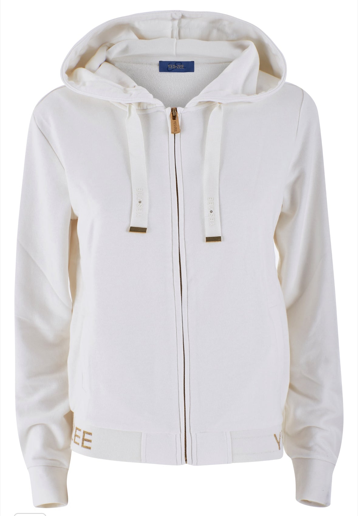 Felpa donna zip intera e cappuccio YES ZEE