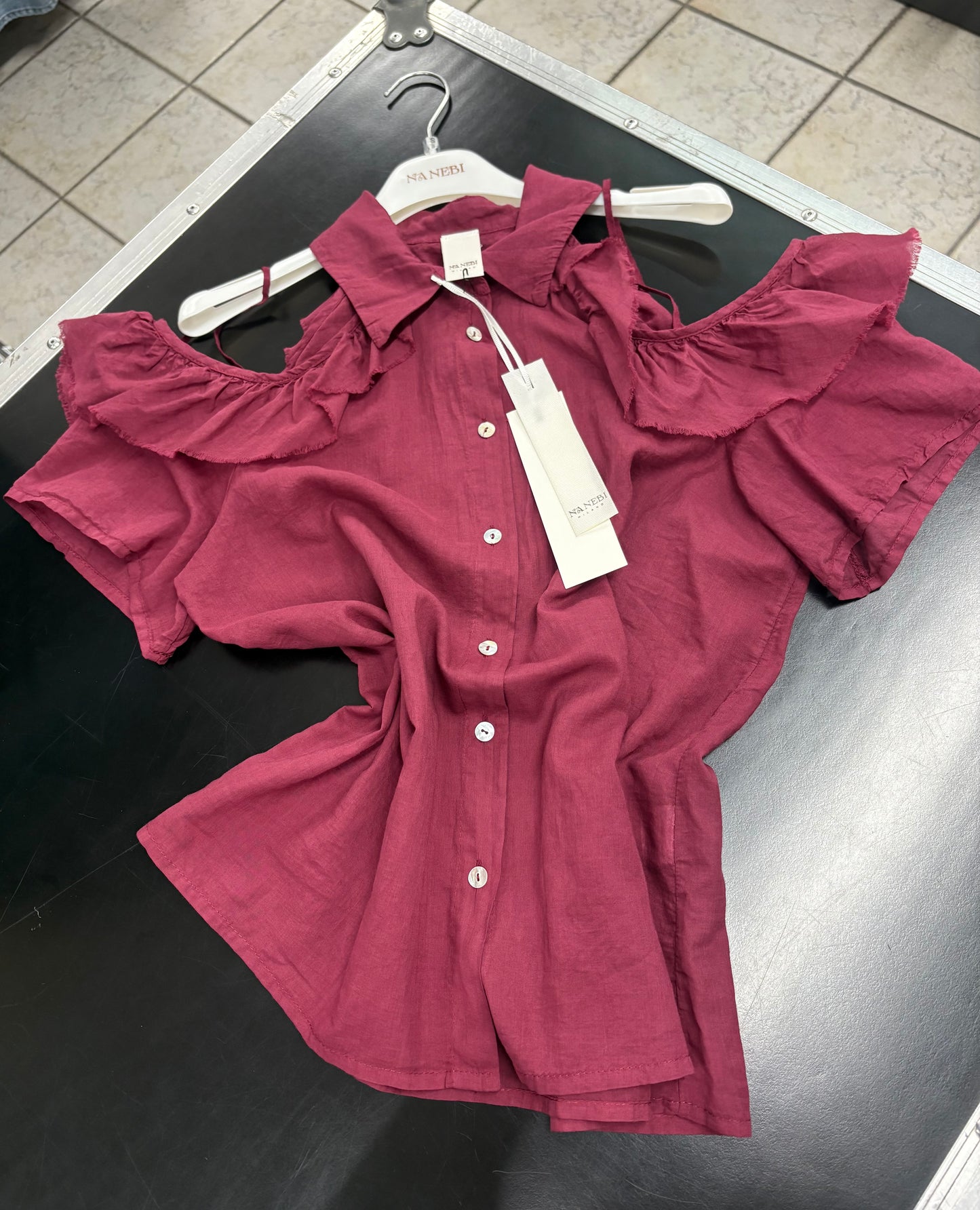 Camicia donna Cut out NANEBI