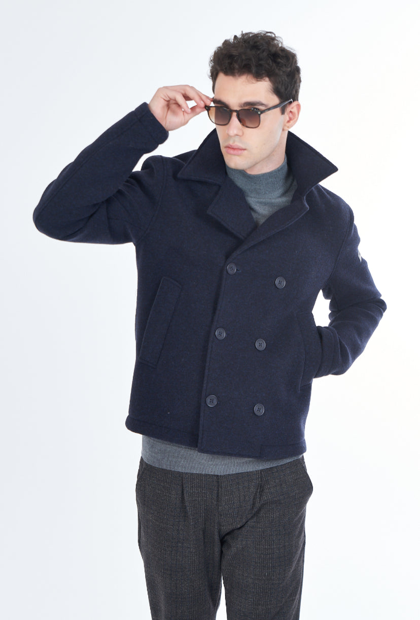 Cappotto lana cotta uomo corto YES ZEE