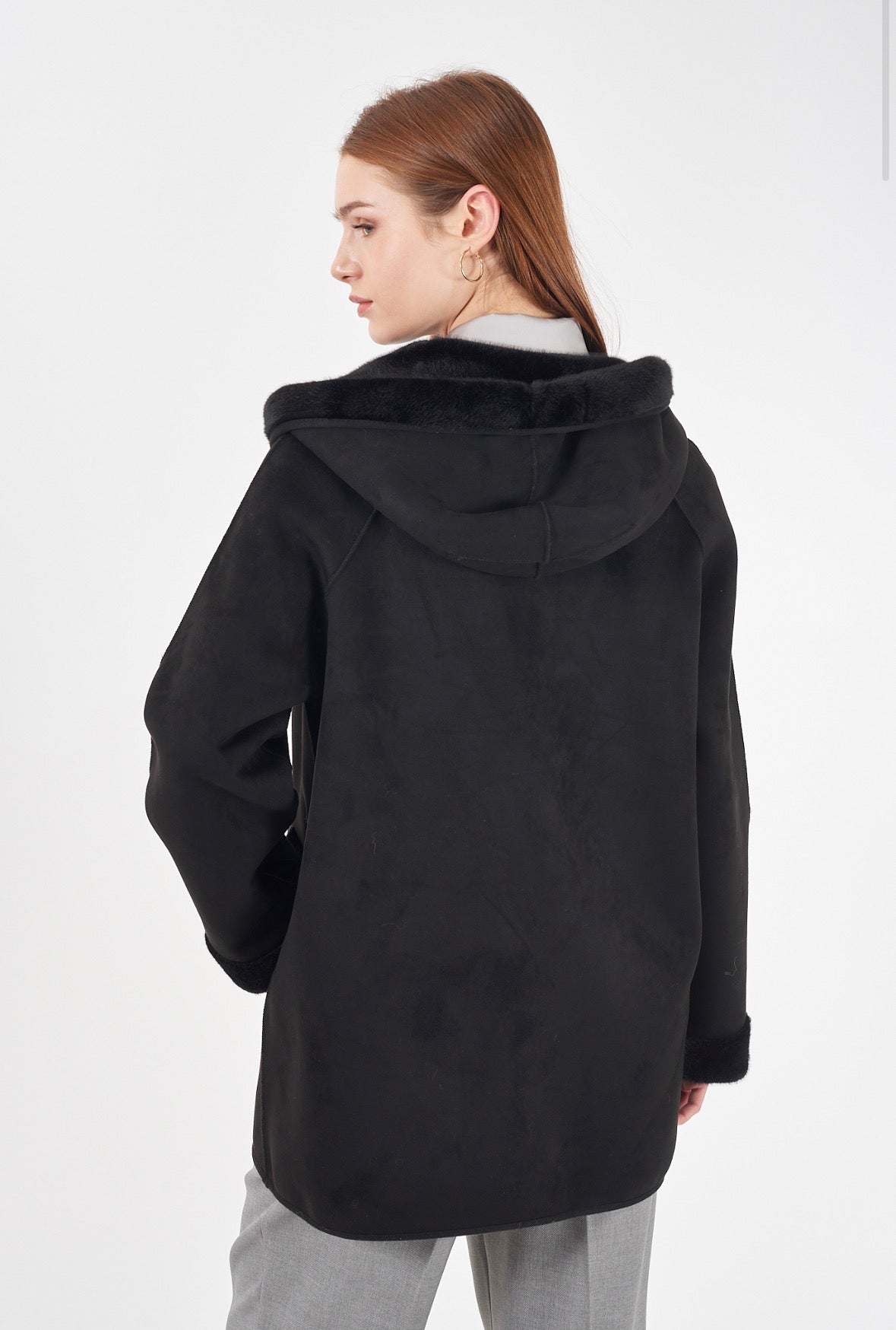 Eco montone REVERSIBILE donna YES ZEE