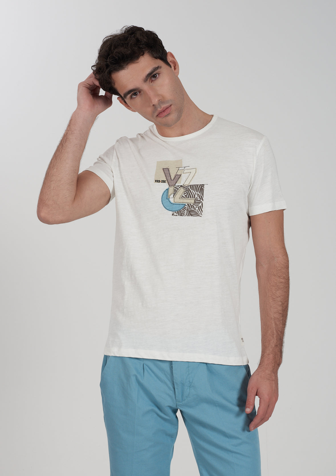 T-shirt uomo slub Jersey YES ZEE