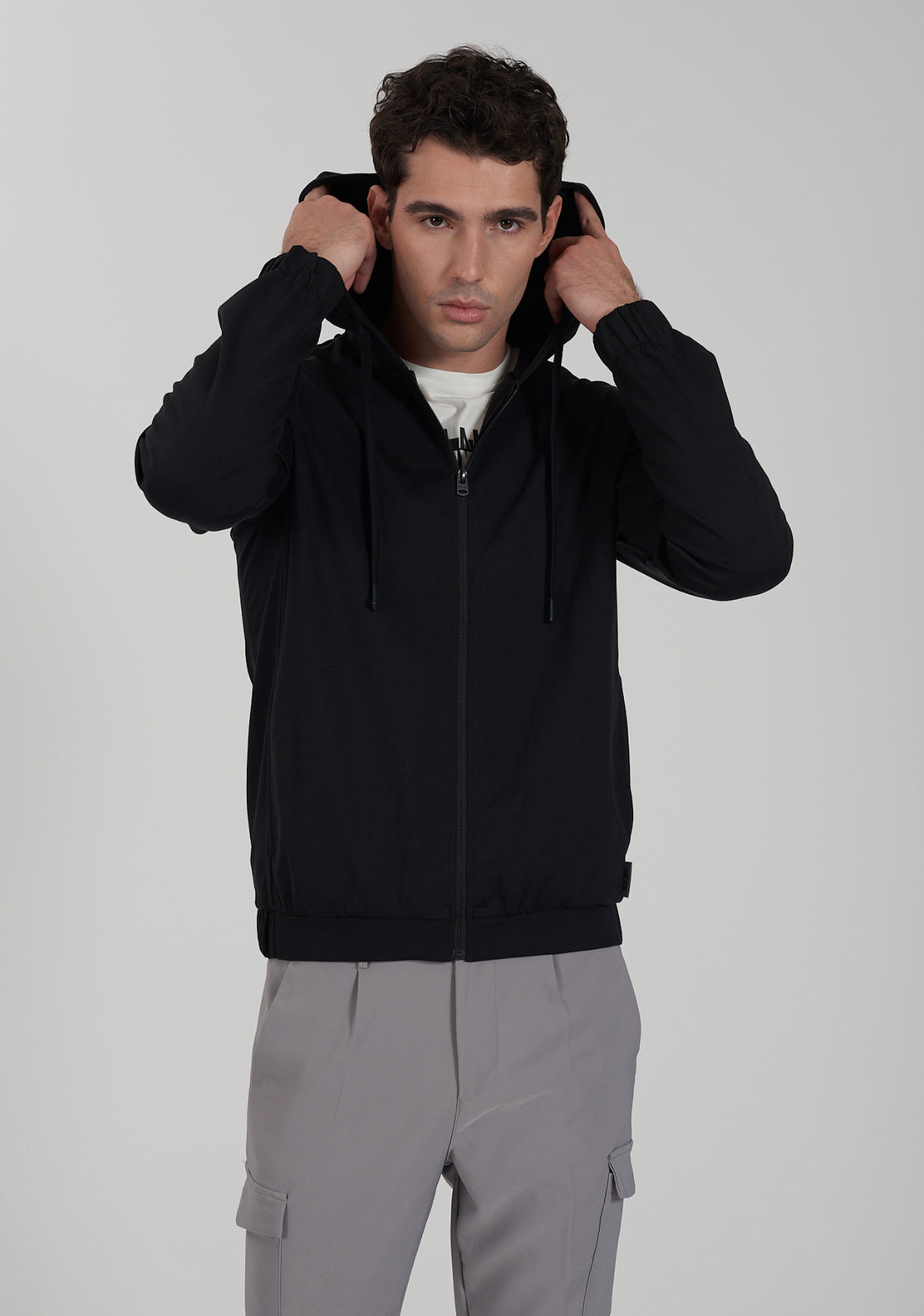 Felpa uomo zip intera YES ZEE