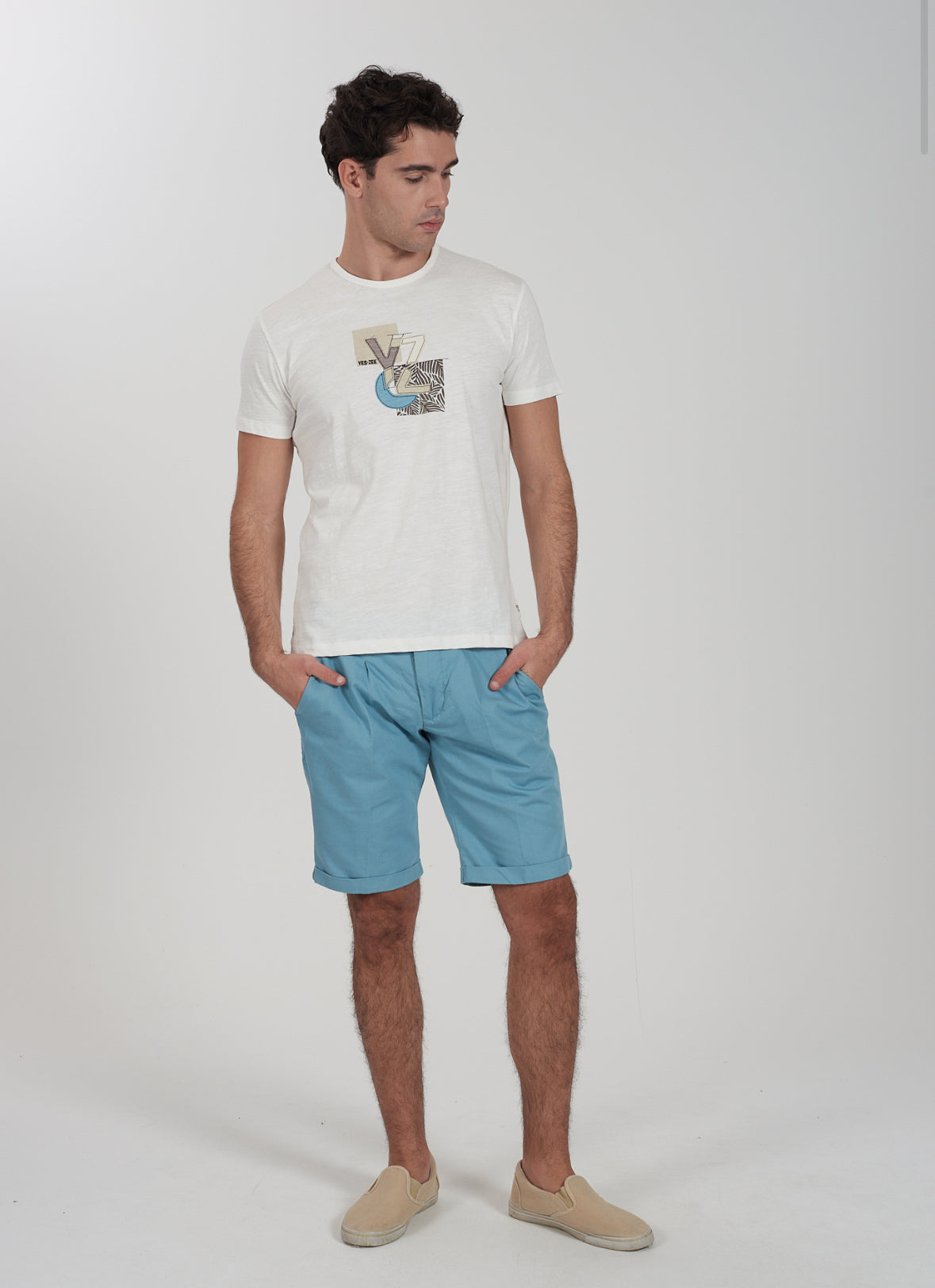 T-shirt uomo slub Jersey YES ZEE