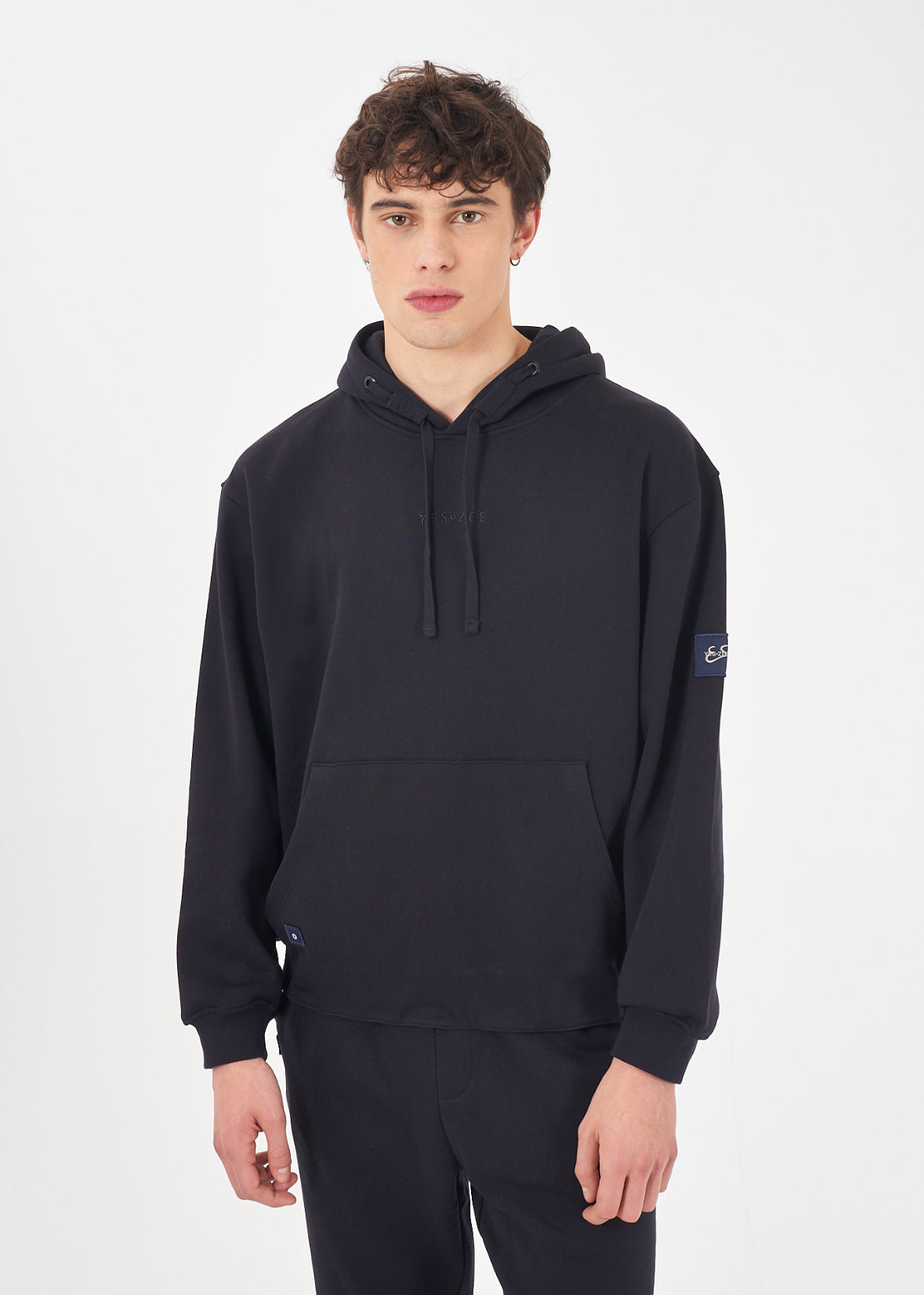 Felpa cappuccio uomo boxy fit YES ZEE