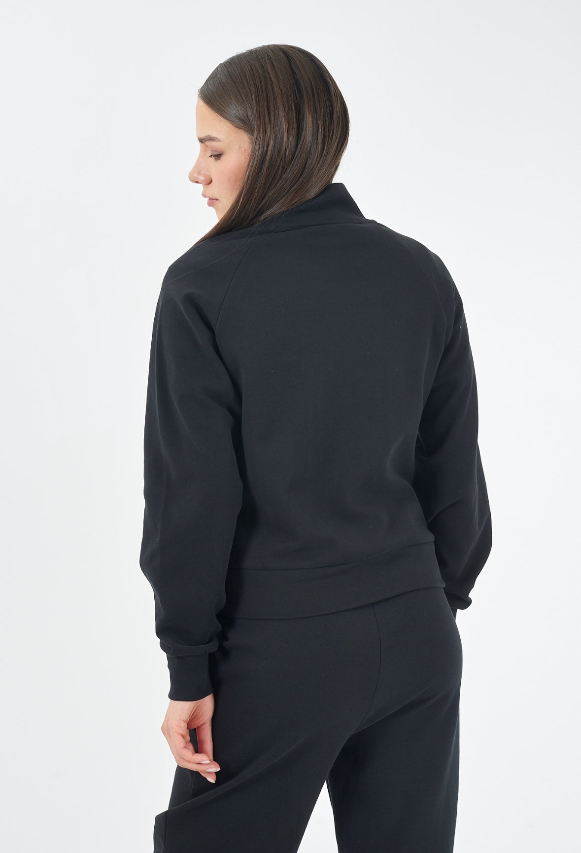 Felpa donna zip intera in punto Milano YES ZEE