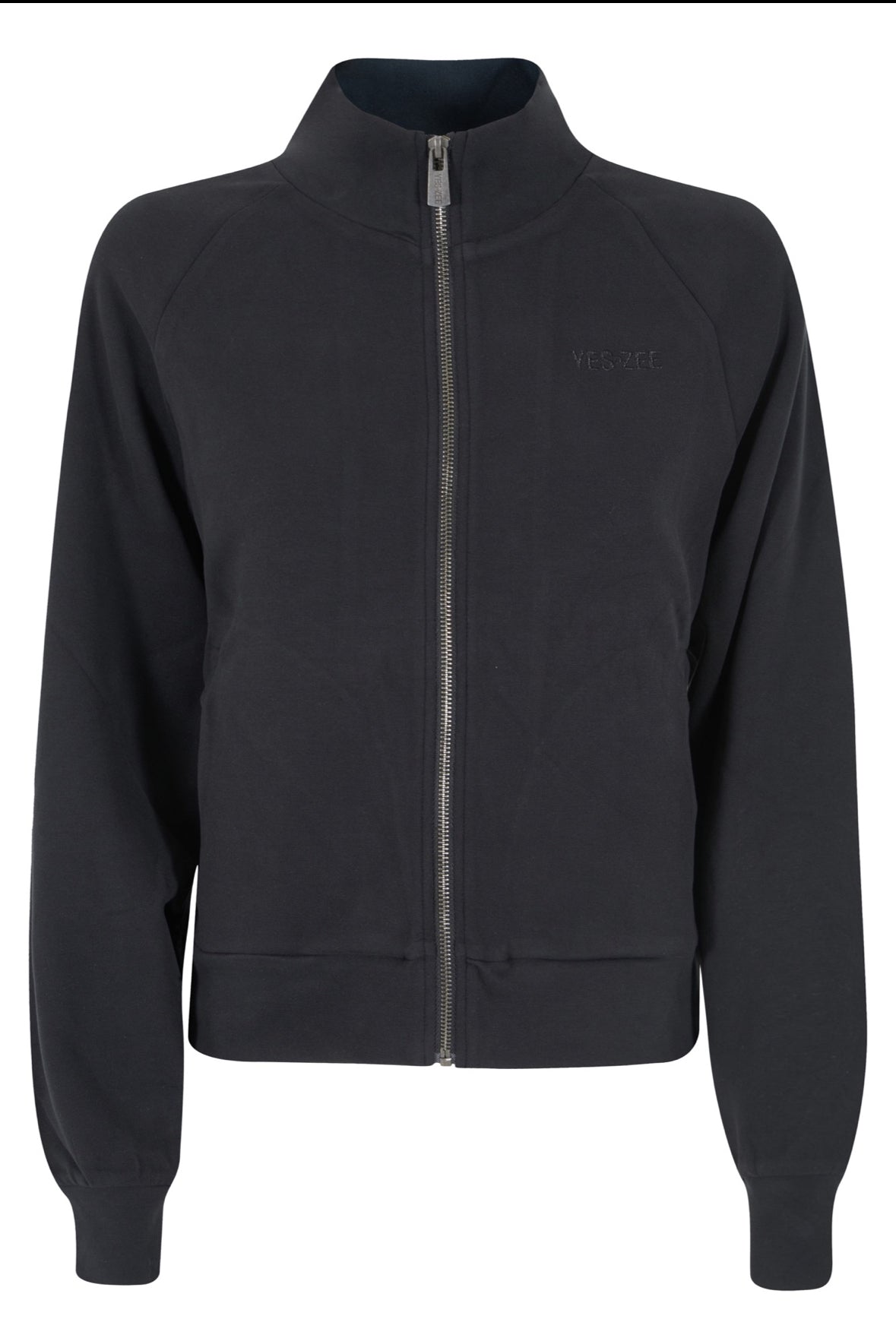 Felpa donna zip intera in punto Milano YES ZEE