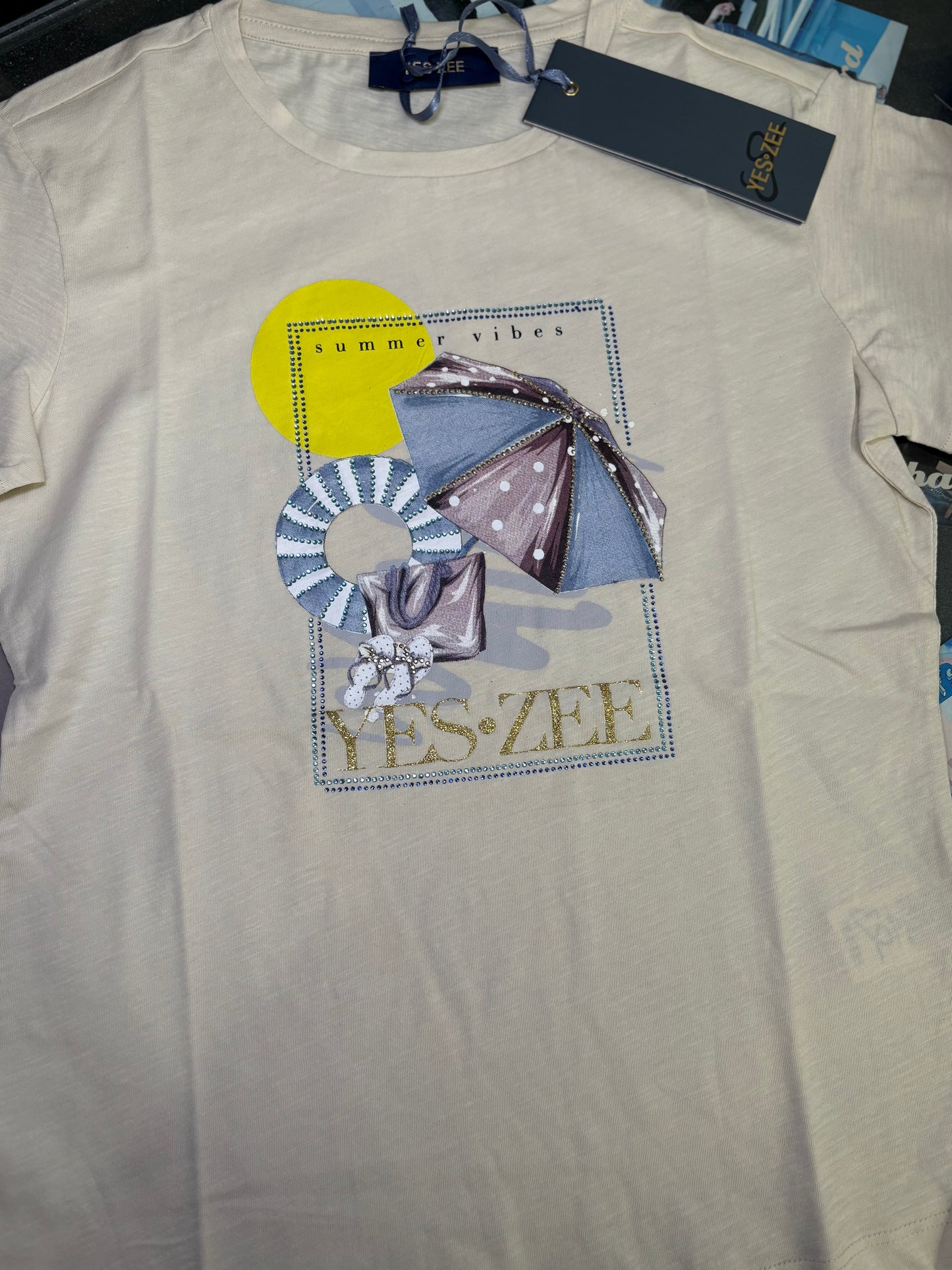 T-shirt donna ombrellone YES ZEE
