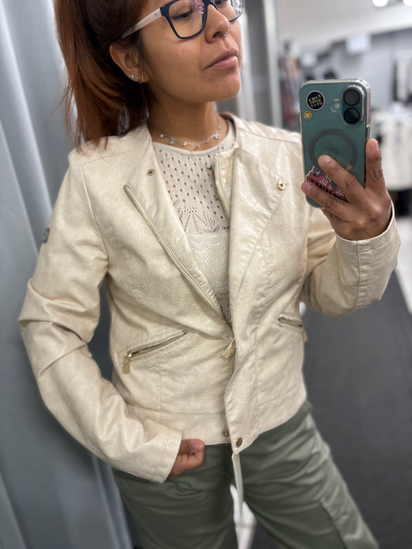 Giacca ecopelle donna YES ZEE