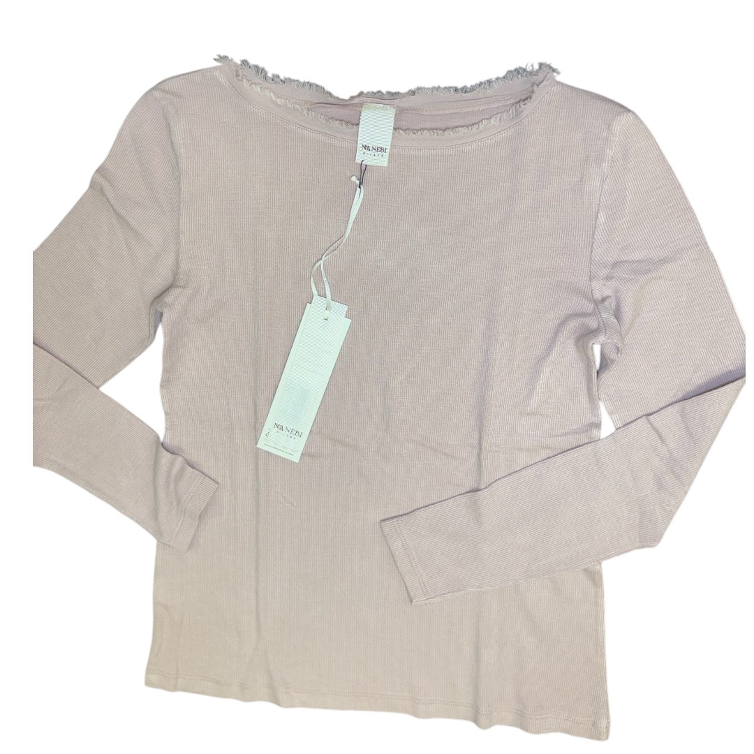 Maglia donna manica lunga barchetta NANEBI