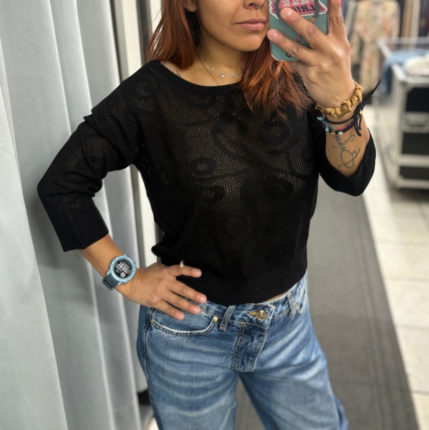 Maglia traforata donna YES ZEE