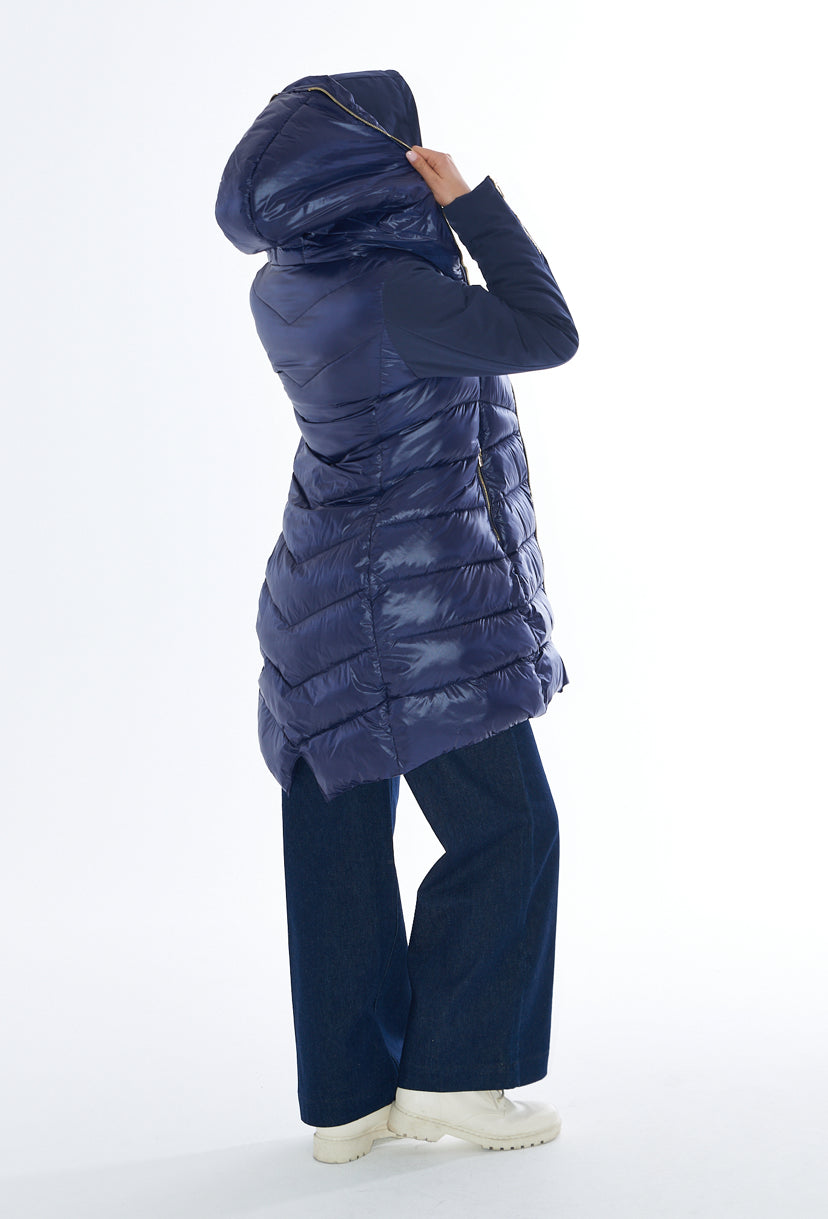 Piumino cappuccio donna YES ZEE