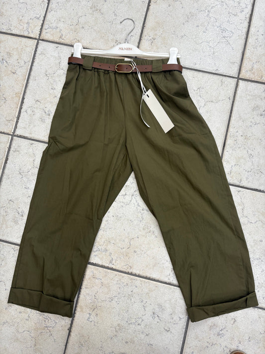 Pantalone donna cintura bandana NANEBI
