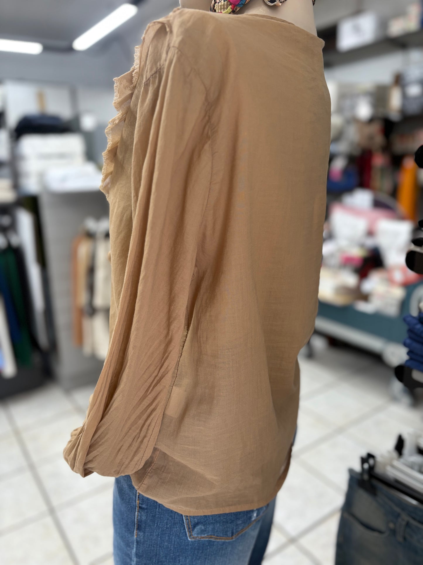 Blusa donna scollo a V NANEBI