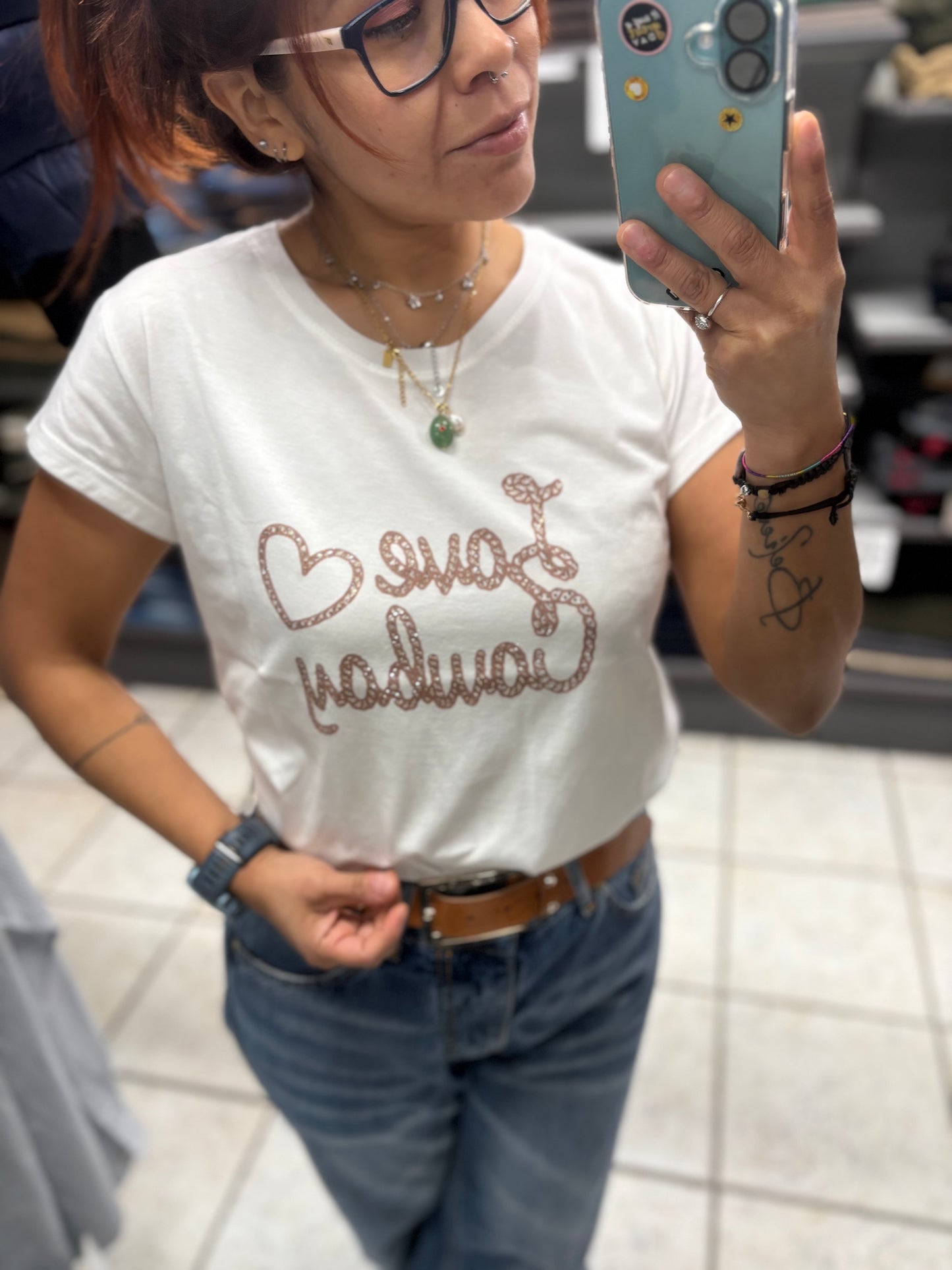 T-shirt donna love NANEBI