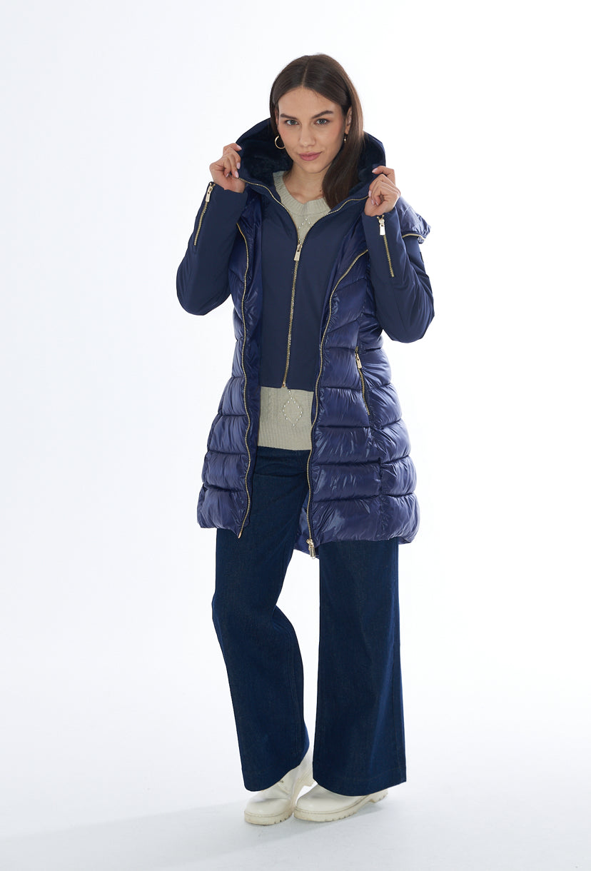 Piumino cappuccio donna YES ZEE