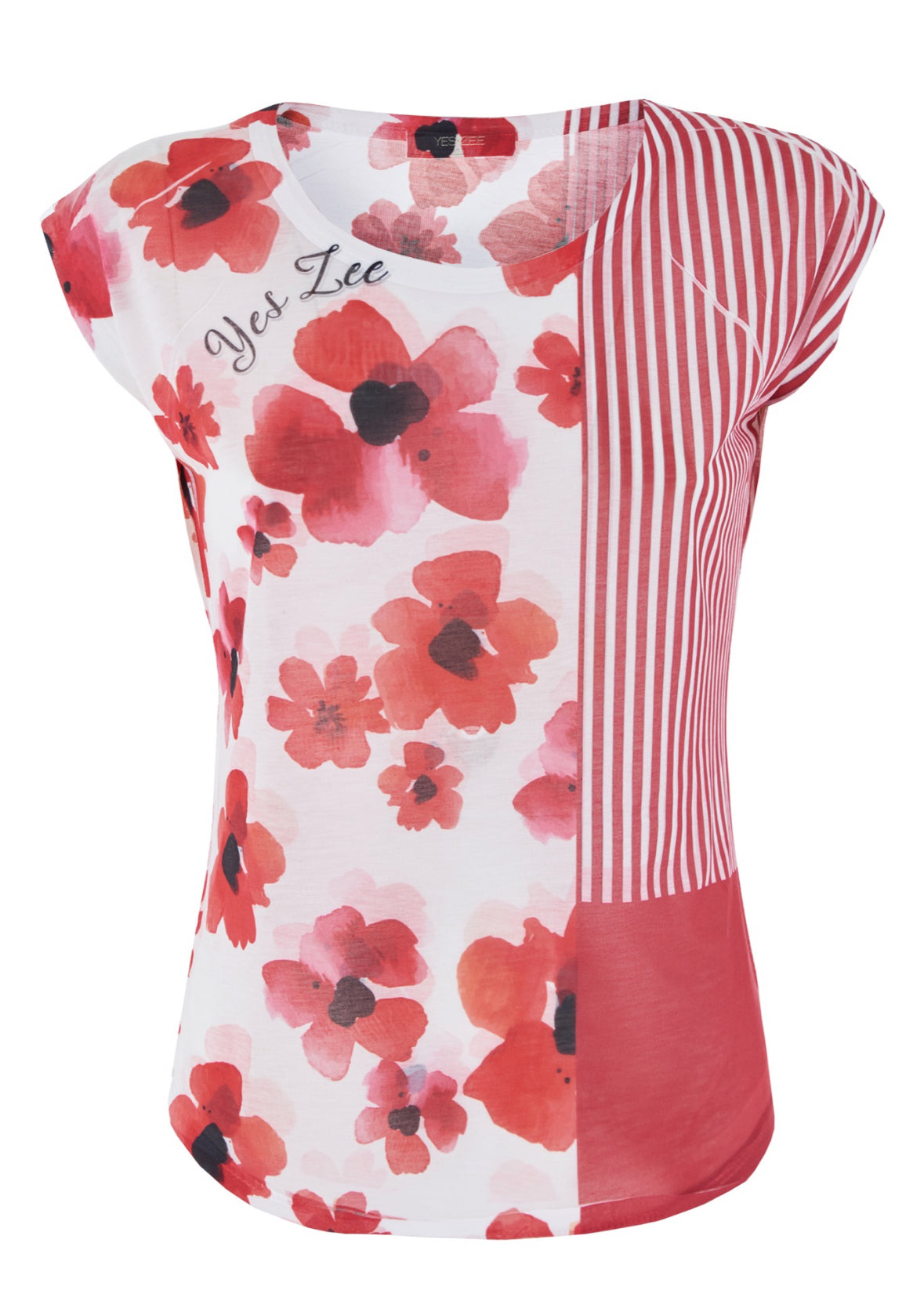 T-shirt donna smanicata stampa sublimatica