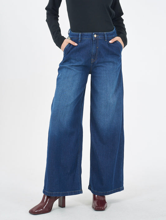 Jeans donna palazzo YES ZEE