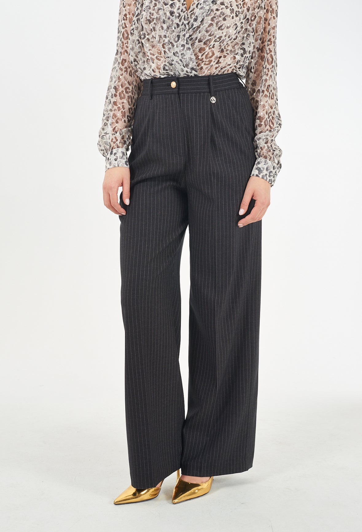Pantalone donna chinos palazzo YES ZEE